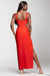 Rebekah Hot Red Dress | Dress In Beauty